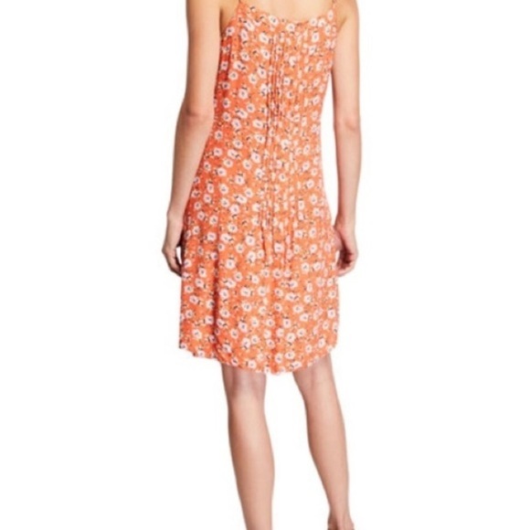 Sanctuary Orange Floral Dress, Size S - Picture 5 of 10